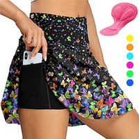 Dames Wielrenrok Fietsen Rokken Kleding Onderlichaam Race-pasvorm Bergracen Wegwielrennen Sport Grafisch Vlinder 3D-pad Fietsen Ademend Sneldrogend Geel Lichtgroen Spandex Kleding Wielrenkleding Lightinthebox - thumbnail