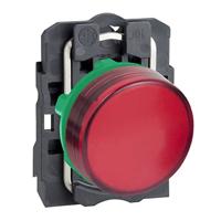Schneider Electric - Harmony XB5 - LED indicatielampje - Ø22 - rood - 24V - beugelschroef - XB5AVB4