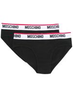 Moschino set de deux slips - Noir