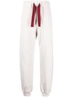 Lanvin drawstring cotton track pants - Tons neutres