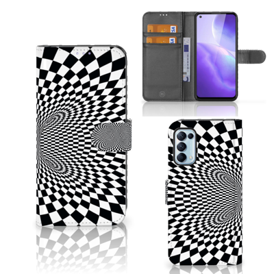 OPPO Find X3 Lite Book Case Illusie OPPO Find X3 Lite Book Case Illusie