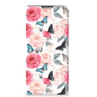 OPPO Reno8 Lite Smart Cover Butterfly Roses - thumbnail