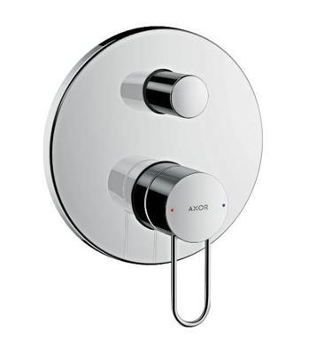 Axor Uno 3 afdekset badkraan met beugelgreep, chroom