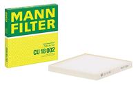 MANN-FILTER Filter binnenlucht deeltjesfilter CU 18 002