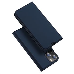 Dux Ducis - Slim bookcase hoes - iPhone 13 - Blauw