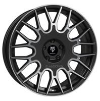 mbDESIGN LV2 Zwart stumpfmatt Gepolijst