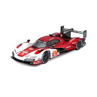 Bburago - Porsche 963 - Nieuw 2024: Ontdek de metalen replica Racing, met gedetailleerd interieur, deuren en motorkap, voor een authentieke ervaring op schaal 1:24