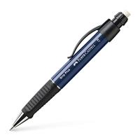 Faber-Castell 130732 Vulpotlood GRIP PLUS, Stiftdikte 0,7 mm, Metallic Blauw, 1 Stuk