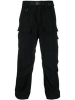 Y-3 pantalon crop à poches cargo - Noir