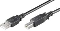 MicroConnect usbab05b usb A, usb b zwart