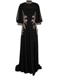 Saiid Kobeisy robe longue à sequins - Noir