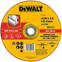DeWALT DT43913-QZ slijpschijf metaal gekromd 230 x 2,8 mm, zwart/geel