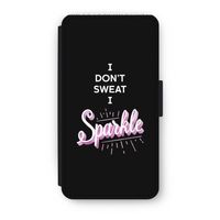 Sparkle quote: iPhone X Flip Hoesje