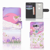 Sony Xperia XZ2 Compact Telefoonhoesje met Pasjes Bird Flying