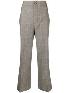 Gucci plaid wool trousers - Noir