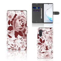 Hoesje Samsung Galaxy Note 10 Watercolor Flowers - thumbnail