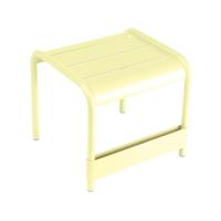 Fermob Luxembourg bijzettafel/voetenbank laag L44 x B42 cm Frosted lemon