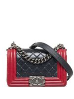 CHANEL Pre-Owned petit sac porté épaule Boy Chanel (2013-2014) - Noir - thumbnail