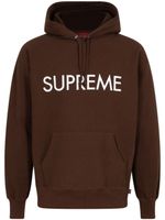 Supreme hoodie Capital à manches longues - Marron