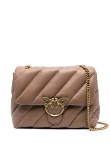 PINKO sac porté épaule Love Big Puff en cuir - Tons neutres