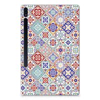 Samsung Galaxy Tab S7 Plus | S8 Plus Tablet Back Cover Tiles Color - thumbnail