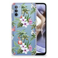 Motorola Moto G31 | G41 TPU Hoesje Flamingo Palms