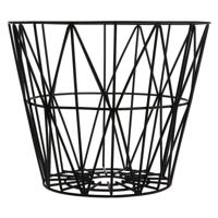 Ferm Living Wire Basket M Zwart