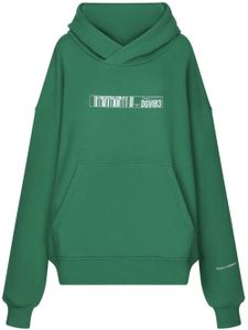 Dolce & Gabbana DGVIB3 hoodie en coton à logo imprimé - Vert