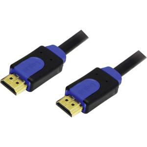 LogiLink CHB1105 HDMI-kabel HDMI Aansluitkabel HDMI-A-stekker, HDMI-A-stekker 5.00 m Zwart 4K UHD