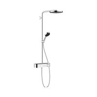 Hansgrohe Regendouche set Pulsify S Showerpipe 260 1 Jet EcoSmart Met ShowerTablet Select 400 Chroom - thumbnail