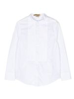 Stella McCartney Kids chemise à plastron plissé - Blanc - thumbnail