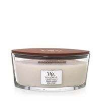 WoodWick Geurkaars Ellipse Smoked Jasmine - 9 cm / 19 cm