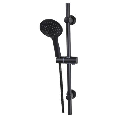 Differnz glijstangset deluxe met handdouche en doucheslang zwart Differnz glijstangset deluxe met handdouche en doucheslang zwart