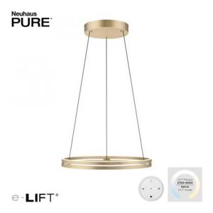 Paul Neuhaus Neuhaus PURE-MOTO-E-LOOP Hanglamp E-Lift Gold Ø 70cm