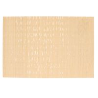 Rechthoekige placemat naturel bamboe 45 x 30 cm   -