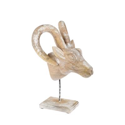 Ornament Buffalo naturel 52cm