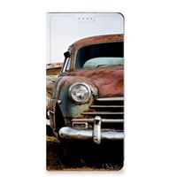 Motorola Moto G54 Stand Case Vintage Auto - thumbnail