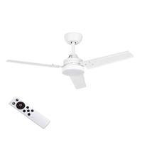 Jata JVTE4233 Plafondventilator met licht, 6 snelheden, met afstandsbediening, programmeerbaar, energiebesparend, zeer stil, voor winter/zomer