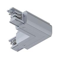 Paulmann 91371 railsysteem ProRail3 connector L-stuk binnen 101x101mm max. 3.680W zilveren railsystemen plafondrail metaal, kunststof