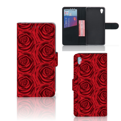 Sony Xperia Z2 Hoesje Red Roses Sony Xperia Z2 Hoesje Red Roses