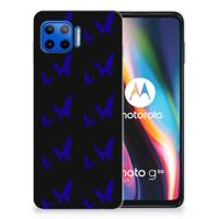 Motorola Moto G 5G Plus TPU bumper Vlinder Patroon