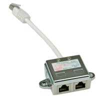 Value Netwerk T-adapter CAT 5e Wit - thumbnail