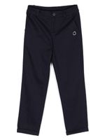 TRUSSARDI JUNIOR pantalon à logo brodé - Bleu - thumbnail