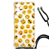 Samsung Galaxy A53 Doorzichtige Silicone Hoesje Emoji