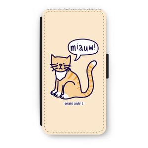 Miauw: iPhone 8 Plus Flip Hoesje