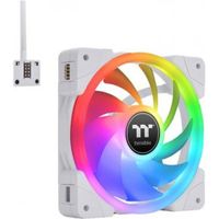 Thermaltake SWAFAN EX12 RGB PC Cooling Fan White TT Premium Ed