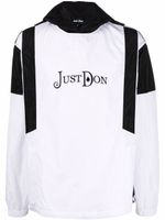 Just Don hoodie bicolore à logo brodé - Blanc - thumbnail