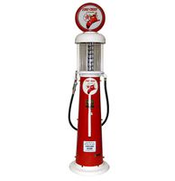 Wayne 615 Texaco Fire-Chief 6 Gallon Benzinepomp - Rood & Wit - Reproductie