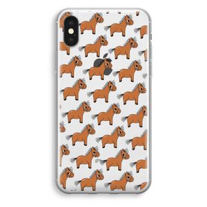 Pony: iPhone XS Transparant Hoesje