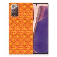 Samsung Note 20 TPU bumper Batik Oranje - thumbnail